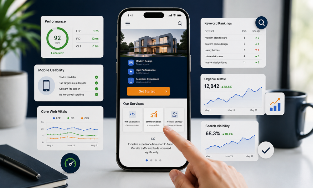 Mobile user experience and SEO tracking